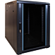 15U mini serverskab med glaslåge 600x800x860mm (BxDxH)