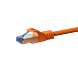 CAT6a S/FTP (PIMF) patchkabel 2m orange