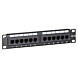10 tommer CAT5e UTP patchpanel - 12 porte