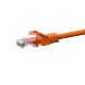 UTP CAT5e patchkabel 10m orange - 100% kobber