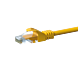UTP CAT5e patchkabel 3m gul - 100% kobber