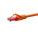 UTP CAT6 patchkabel 0,25m orange - 100% kobber