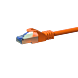 CAT6a S/FTP (PIMF) patchkabel 1,50 m orange