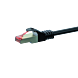 CAT6 S/FTP (PIMF) patchkabel 0,50m sort