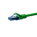 UTP CAT6a patchkabel 0,50m grøn - 100% kobber