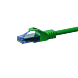 UTP CAT6a patchkabel 1m grøn - 100% kobber