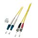 OS2 duplex fiberoptisk kabel LC-ST 0,50m