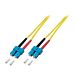 OS2 duplex fiberoptisk kabel SC-SC 7,50m