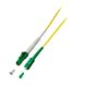OS2 simpleks fiberoptisk kabel LC/APC-SC/APC 1m