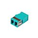 Multimode keystone-kobling LC-LC duplex turkis