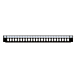 Front LC/SC/E2000 24 porte egnet til universal fiberoptisk bakke
