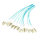 OM3 fiberoptisk pigtail turkis LC - 12 stk