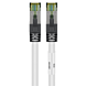 Cat8 S/FTP (PIMF) patchkabel 1m hvid