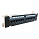 CAT6 UTP vægmonteret patchpanel - 12 porte