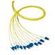 OS2 fiberoptisk pigtail gul LC/PC - 12 stk