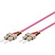 Fiberoptisk kabel SC-SC OM4 15m