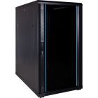 22U serverskab med glaslåge 600x1000x1200mm (BxDxH)