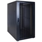 22U serverskab med perforeret låge 600x1000x1200mm (BxDxH)