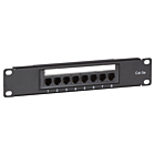 10 tommer CAT5e UTP patchpanel - 8 porte