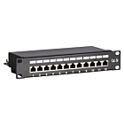 10 tommer CAT5e FTP patchpanel - 12 porte