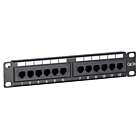 10 tommer CAT5e UTP patchpanel - 12 porte
