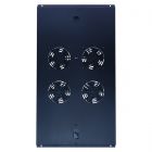 Ventilatorpakke med 4 blæsere og termostat velegnet til 1000 mm dybe serverskabe