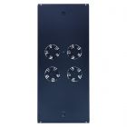 Ventilatorpakke med 4 blæsere og termostat velegnet til 1200 mm dybe serverskabe