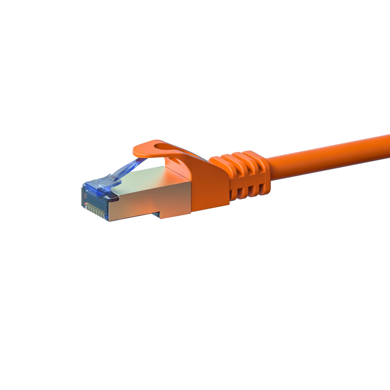 CAT6a S/FTP (PIMF) patchkabel 2m orange