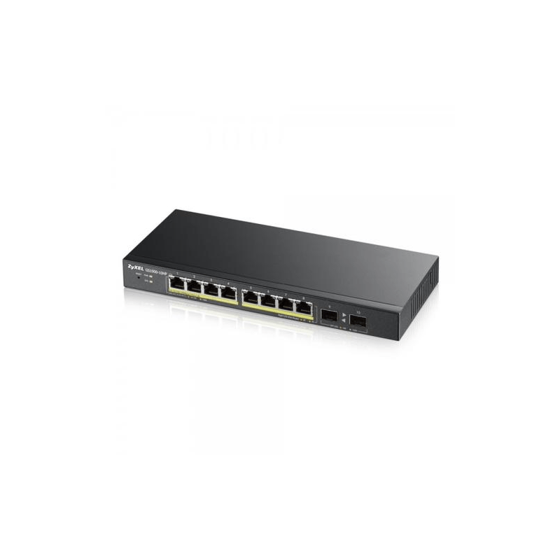 Zyxel 8-ports GS1900 smart managed PoE+ switch