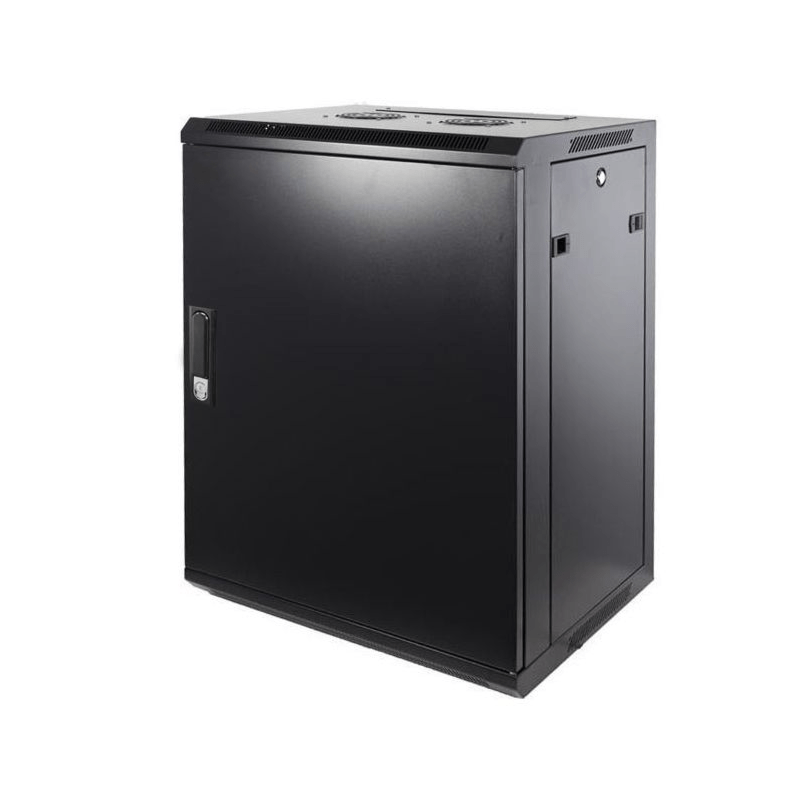 12U vægskab med metaldør 600x450x635mm (BxDxH)