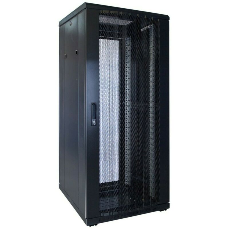 27U serverskab med perforeret låge 600x600x1400mm (BxDxH)