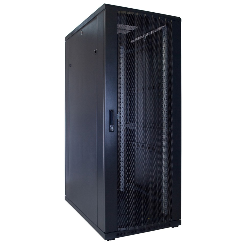 32U serverskab med perforeret dør 600x1200x1600mm (BxDxH)