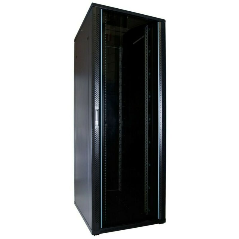 47U serverskab med glaslåge 800x1000x2200mm (BxDxH)