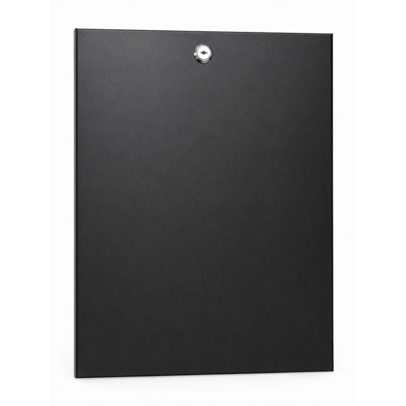 9U sidepanel til 10" serverskab - 450mm dyb med lås
