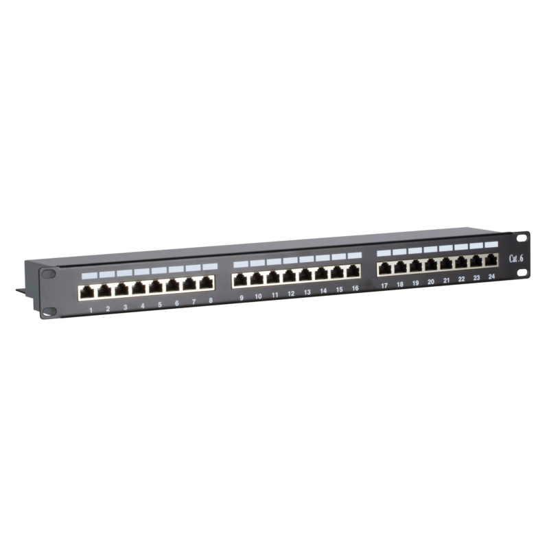 CAT6 FTP patch panel - 24 porte