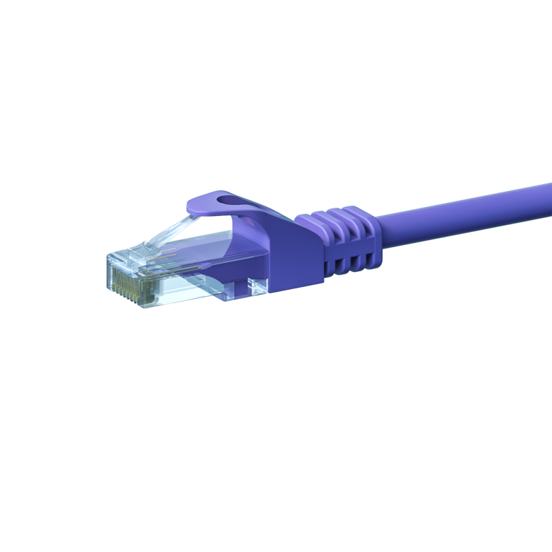 CAT6 UTP patch kabel 2m lilla - CCA