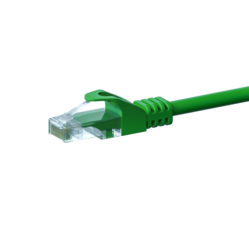 UTP CAT5e patchkabel 20m grøn - 100% kobber