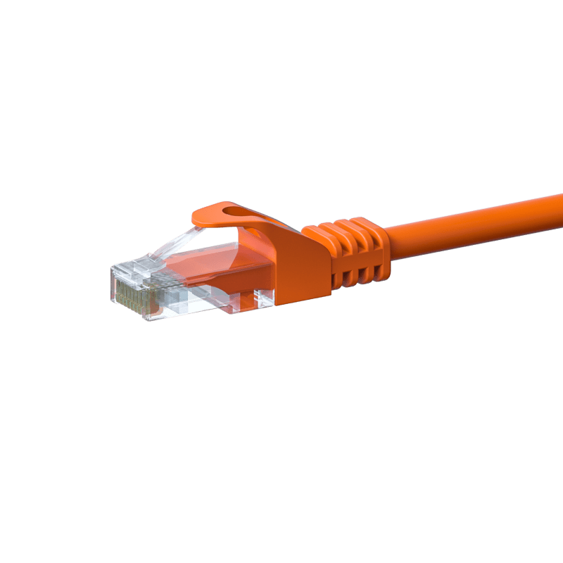 UTP CAT5e patchkabel 0,50m orange - 100% kobber