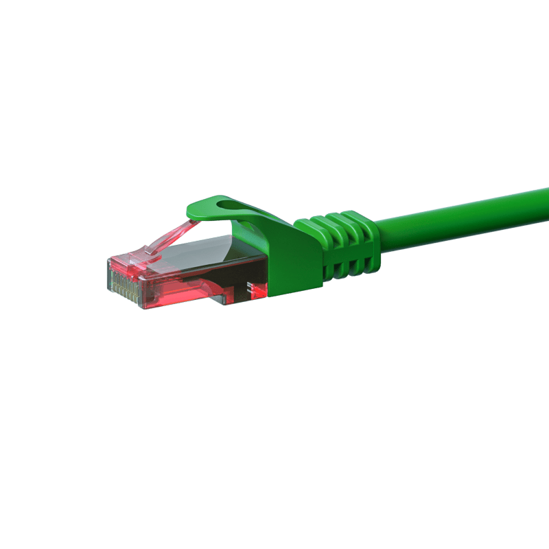 UTP CAT6 patchkabel 15m grøn - 100% kobber
