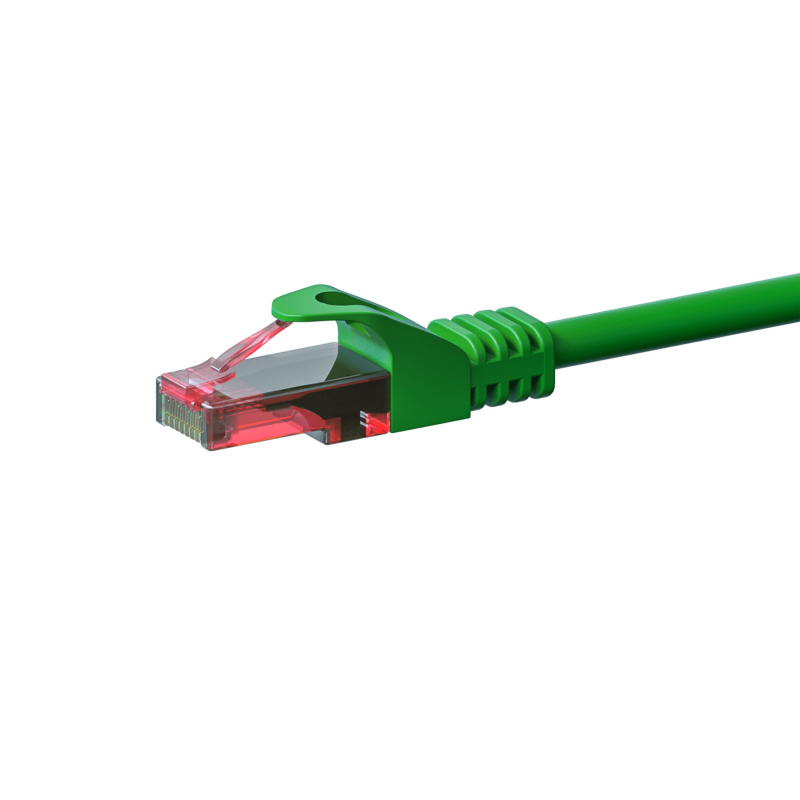 UTP CAT6 patchkabel 20m grøn - 100% kobber