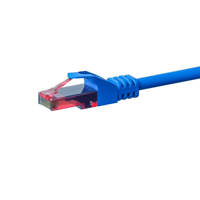 UTP CAT6 patchkabel 30m blå - 100% kobber