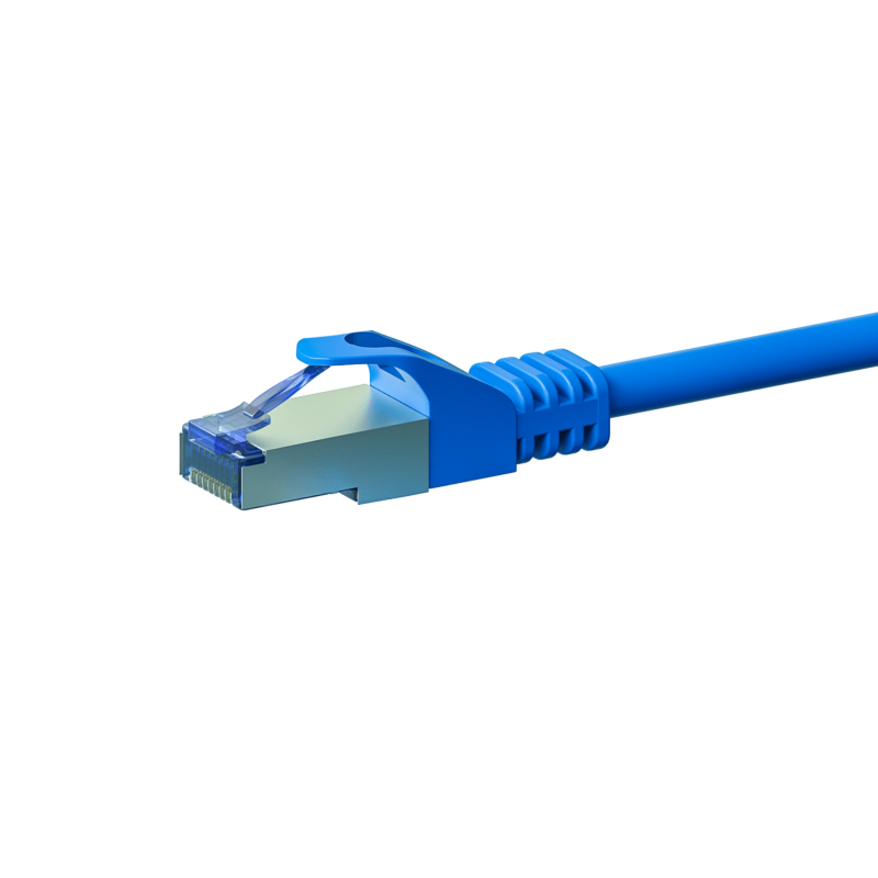 CAT6a S/FTP (PIMF) patchkabel 15m blå