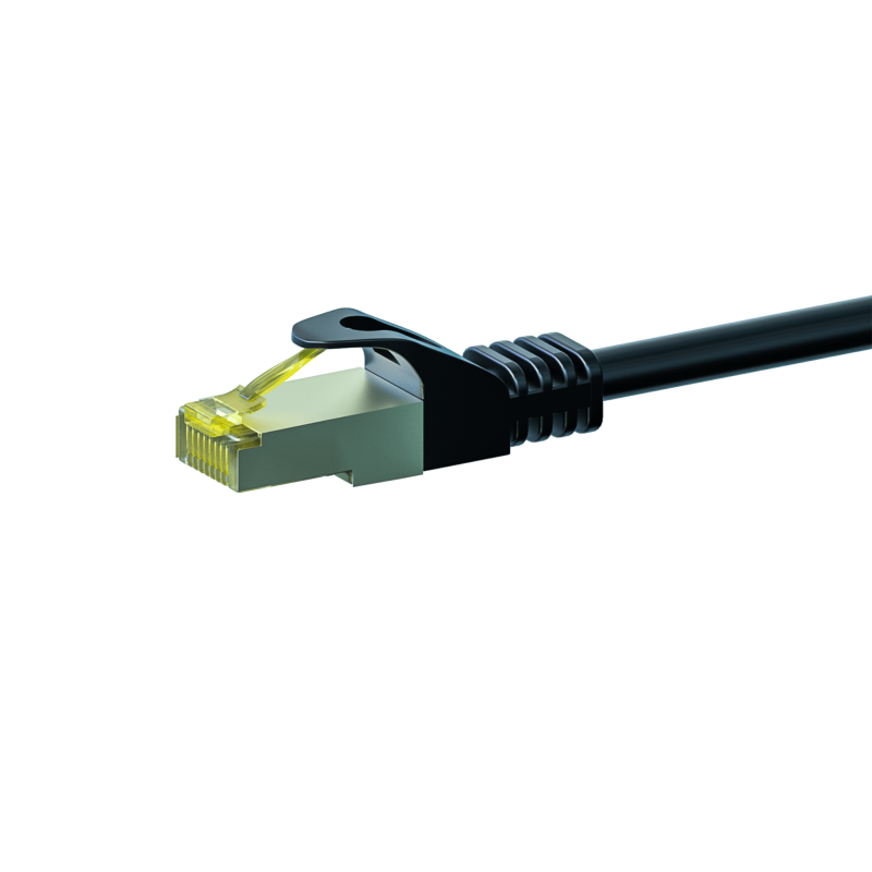 Cat7 S/FTP (PIMF) patchkabel 20m sort
