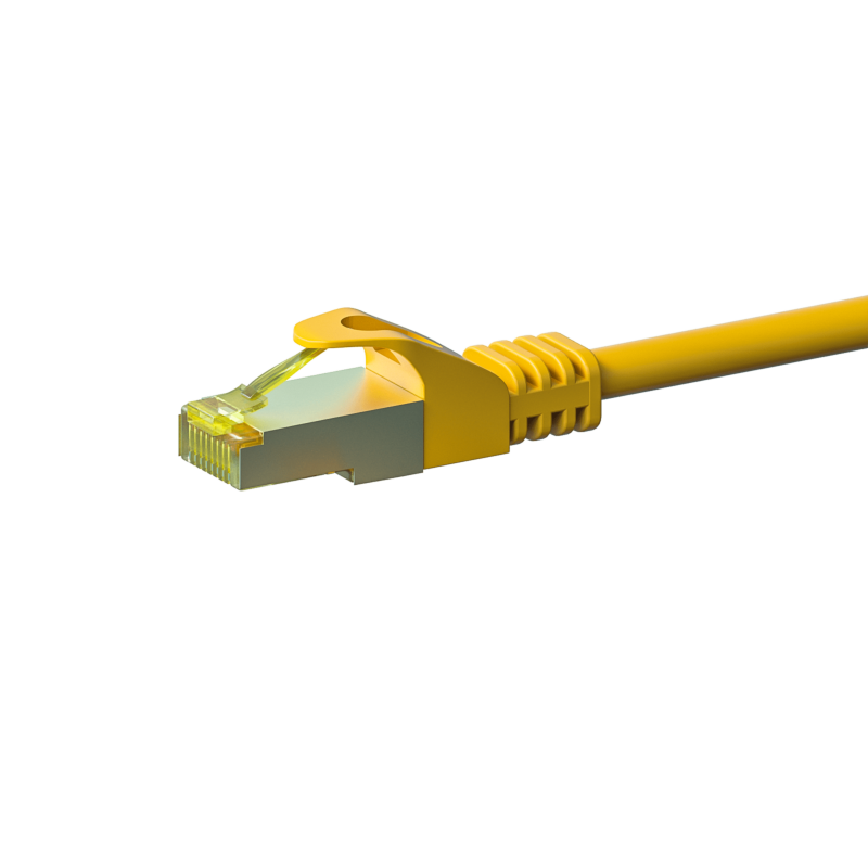 Cat7 S/FTP (PIMF) patchkabel 0,50m gul