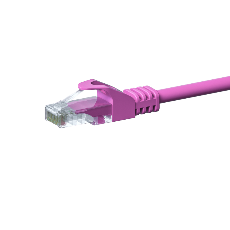 CAT5e UTP patch kabel 7,50m pink - CCA