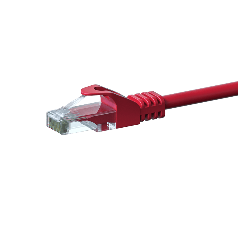 CAT6 UTP patch kabel 3m rød - CCA