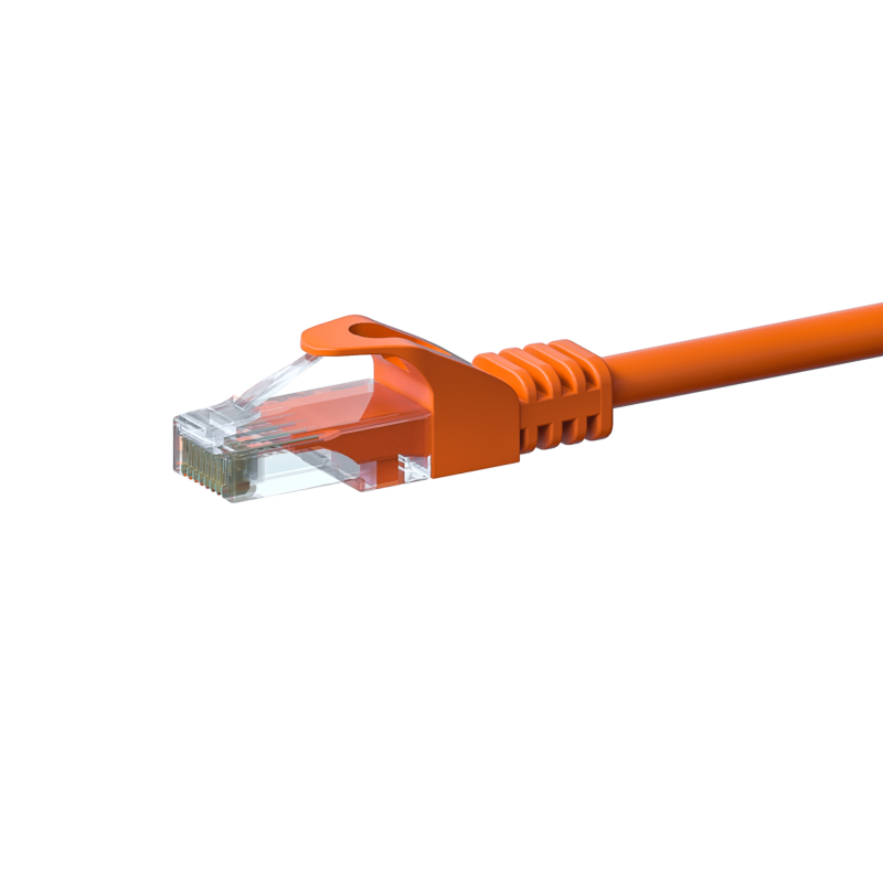 CAT6 UTP patch kabel 7,50m orange - CCA