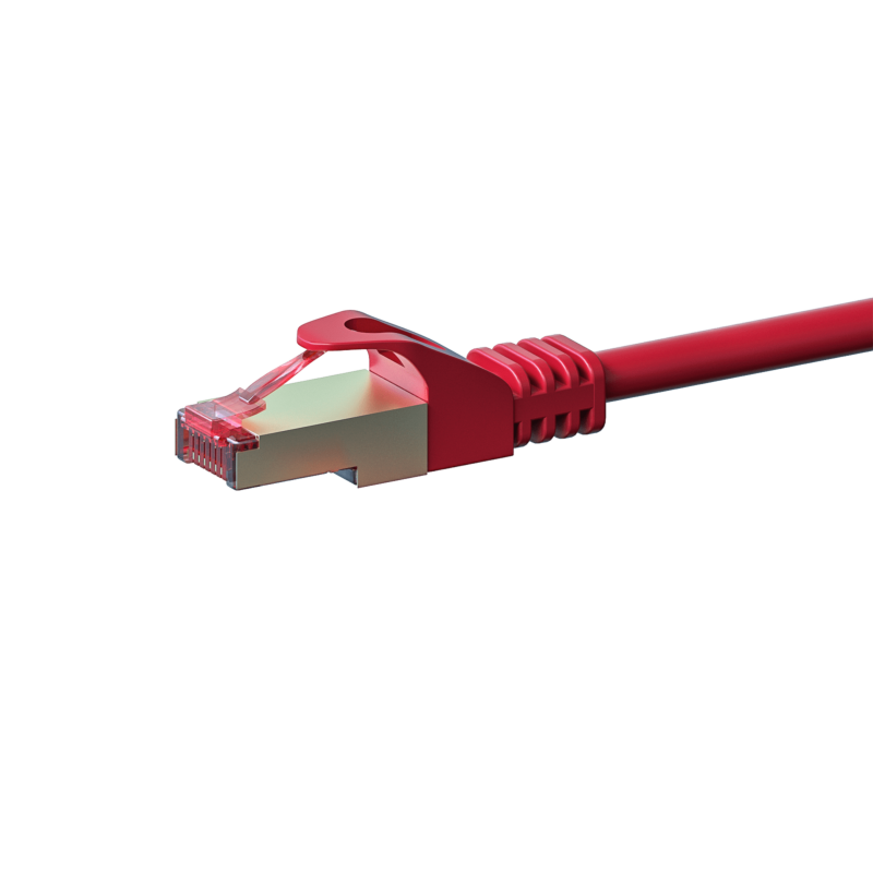 CAT6 S/FTP (PIMF) patchkabel 0,50m rødt