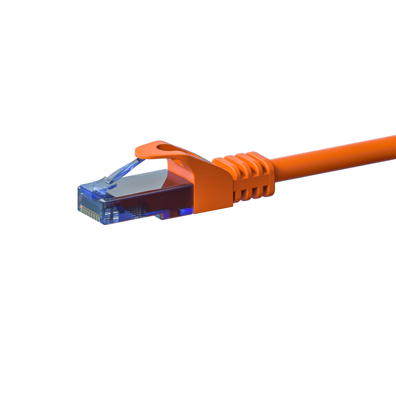 UTP CAT6a patchkabel 50m orange - 100% kobber