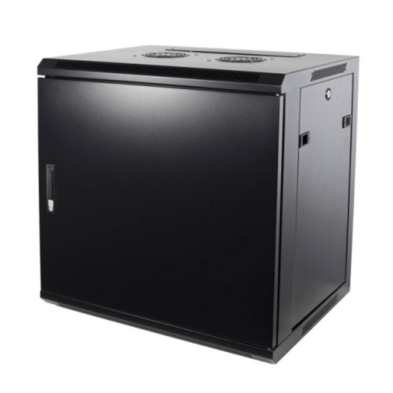 9U vægskab med metaldør 600x450x500mm (BxDxH)